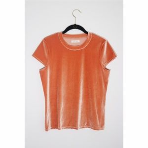 Madewell | Velvet Cap Sleeve Top